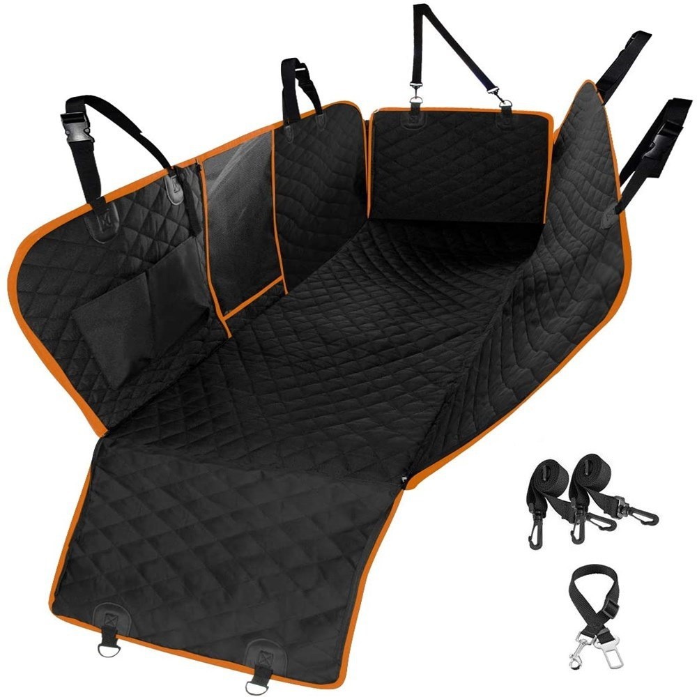 Black with orange edges