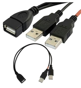 สายเคเบิล USB Type A แบบตัวผู้พิมพ์สายถ่ายโอนข้อมูลตัวเมียสายต่อ2.0 USB - Product Image 3