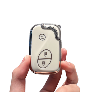 BYD S6 F3 L3 M6 F0 G3 S7 E6 G3R พวงกุญแจรถป้องกันสีเงิน TPU รีโมทคอนโทรลเปลือกกุญแจ - Product Image 1