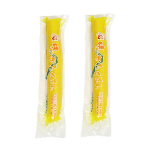 寿司/キンバップに使用される卸売有機保存新鮮大根サワースウィートスライス漬物黄色韓国大根スティック