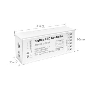Tuya-controlador led zigbee inteligente, atenuador de luz de un solo color, dc12v, control de brillo, 5V, 24V, 180W, 18A, Alexa - Product Image 6