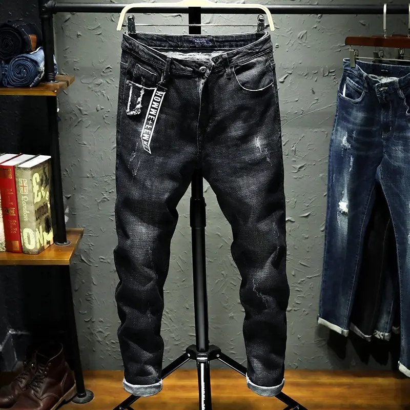 Wholesale Fashion Stretchy Jeans For Men Hot Sale High Quality Mens Jeans