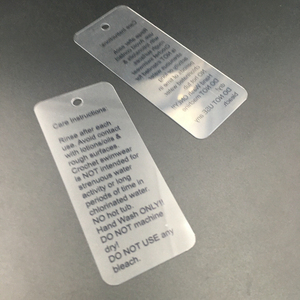卸売クリアPvcハングタグ防水Tpuプラスチック衣類ハングタグ文字列ハングタグPvc - Product Image 4