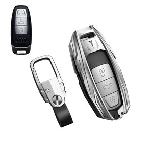 Alaşım araba anahtarlık kılıfı anahtarlık ile uyumlu Audi 2019 2020 2021 2022 2023 A3 A6 A6L A7 e-tron A8 Q8 - Product Image 3