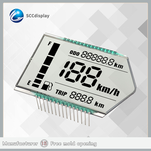 Benutzer definiertes 7-Segment-LCD-Anzeigemodul SJXDGW015 HTN Positiver Blends chutz für Motorräder - Product Image 4
