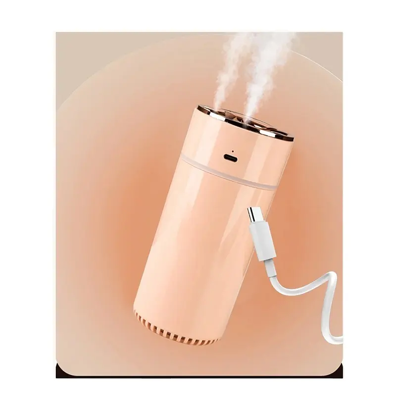 車の芳香剤エッセンシャルオイルディフューザーポータブルカラフルな空気加湿器用の充電式バッテリーミニ香水ディフューザー