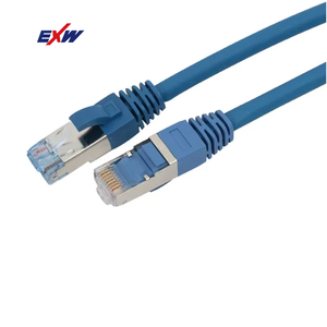 Factory OEM Dual Color Cat5E Cat6 Cat6A Cat7 Cat8 <strong>Ethernet</strong> UTP FTP SSTP 0.5 m 1m <strong>5m</strong> Cat 6 Patch Cord for Color Management - Product Image 1
