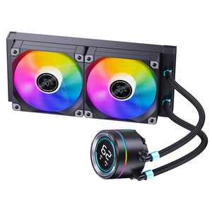 Snowman New CPU <span class=keywords><strong>AIO</strong></span> làm mát chất lỏng kl240 argb PC tản nhiệt hiển thị nhiệt độ cho chơi game PC Bộ vi xử lý LGA 1851 1700 1366 AM5 AM4 - Product Image 3