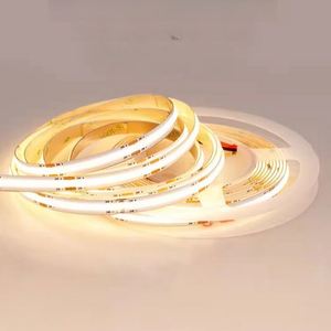 Hiçbir nokta 8mm genişlik PCB COB320leds IP20 IP67 su geçirmez DC24V koyu ücretsiz CRI>90 1000lm/m ucuz COB <span class=keywords><strong>LED</strong></span> şeritler - Product Image 5