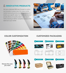 Gunting taman elektrik daya tinggi 21V 4/6 inci gergaji mesin tanpa sikat pemangkas listrik 30mm gunting gunting pemangkas - Product Image 3