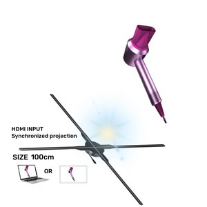 New Tech Projection Hologram Fan 3d Holographic <strong>Display</strong> <strong>HDMI</strong>-<strong>INPUT</strong> <strong>Computer</strong> 3d Hologram Fan <strong>HDMI</strong>-synchronization - Product Image 1