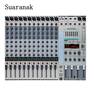 Light 12 Professional Audio Mixer Mixing Console 12チャンネル、EQ内蔵99 DSP LCDディスプレイ、カラオケ用REC DJコントローラー - Product Image 6