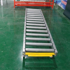 Sistema de transportador de rodillos sin alimentación de almacén de fábrica transportador de rodillos de gravedad manual para carga y descarga