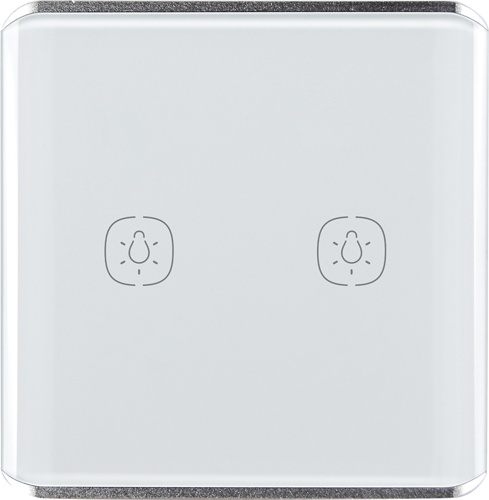 2gang Lighting switch-White