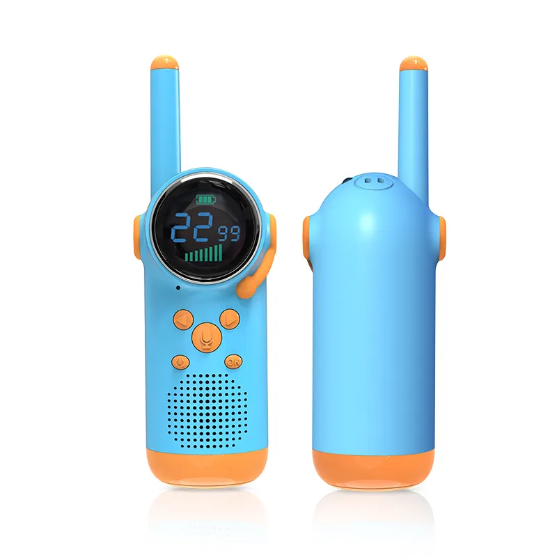 Fabrika doğrudan satış 2 paket iki yönlü radyo oyuncak Comunicador 3KM uzun menzilli kablosuz telsiz çocuklar walkie talkie