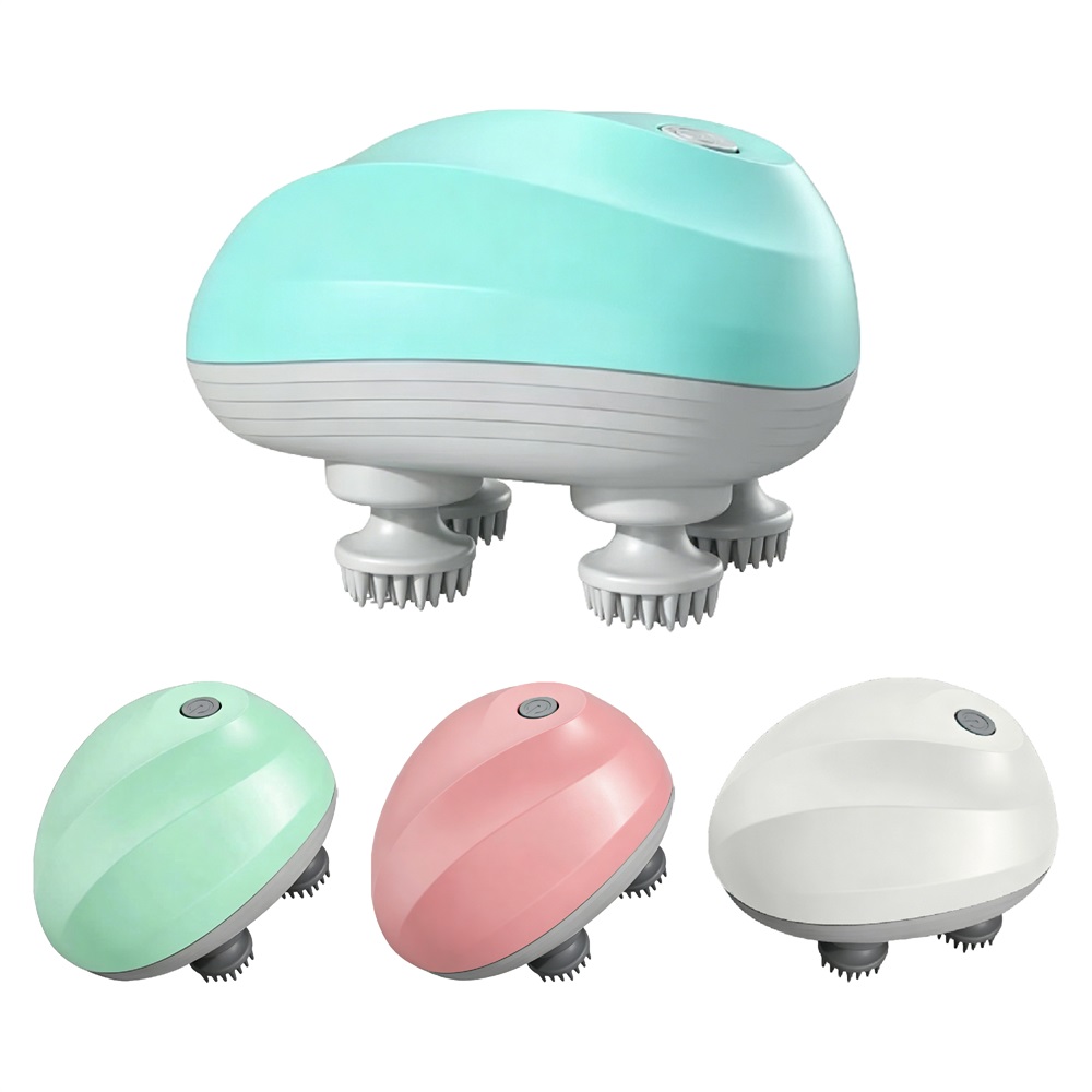 Mini masseur de tête électrique personnalisé, portable, pour la relaxation du cuir chevelu