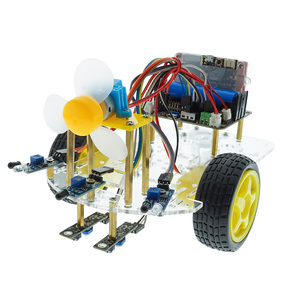 Akıllı Robot araç kiti hattı izleme rüzgar yangın söndürme engellerden kaçınma C dil programlama öğrenme anakart kiti