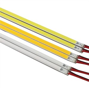 12V 24V COBリジッドハードLEDストリップバーライト6mm 8mm 10mm 60cm 80cm 100cm 120cm 3Mアルミニウム薄型ハイブライトLEDコブリジッドストリップ - Product Image 1