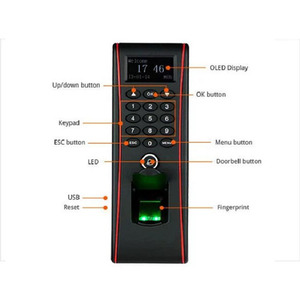 ZK sistema di controllo accessi per impronte digitali TF1700 terminale biometrico presenza di tempo impermeabile controllo accessi Smart porta - Product Image 3