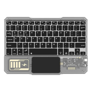 Teclado retroiluminado Teclado táctil inteligente inalámbrico para iPad Tablet Teléfono Android