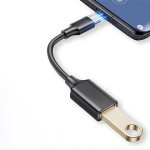 Cable de datos portátil de 0,2 m Tipo-c Macho a USB Hembra Cable adaptador OTG para unidad USB2.0 - Product Image 3