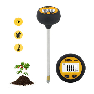 Yeni LCD 3 IN 1 toprak PH nem sıcaklık ölçer toprak test cihazı dikim çiçek bahçe nemli test cihazı - Product Image 1