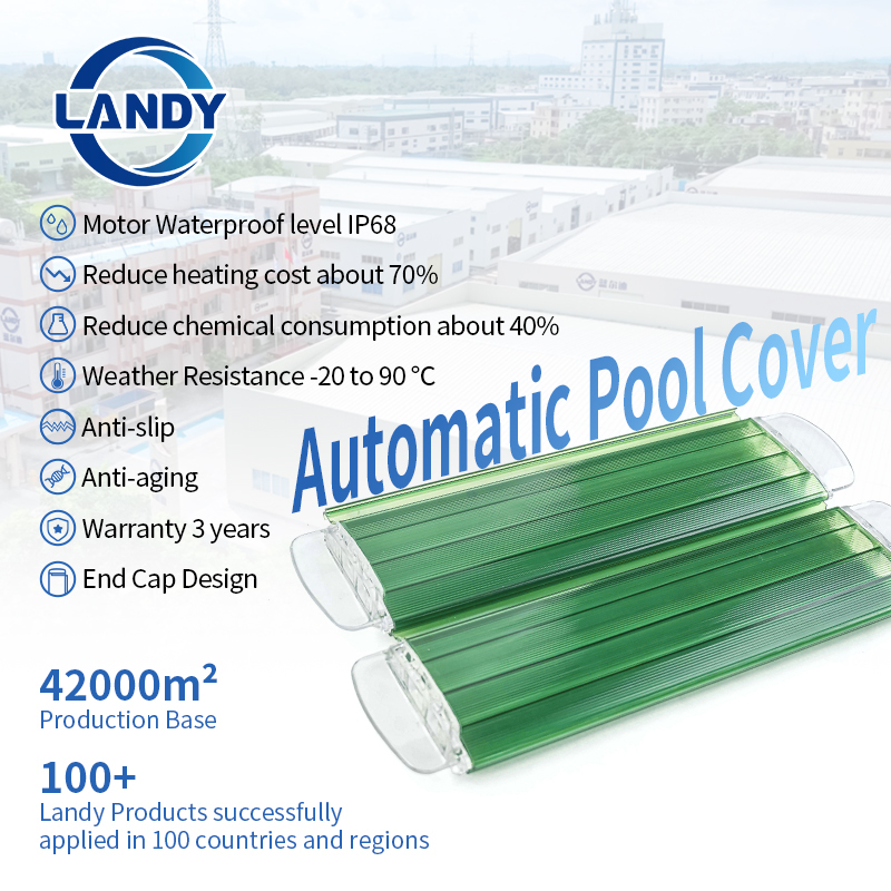 Couvertures de piscine en polycarbonate vert