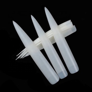 Sharp Ending Stiletto Nail <strong>Tip</strong> 12pcs/bag Salon Practice Thin sharp extra Long Half Cover Stiletto Artificial 12 Sizes Nail <strong>Tips</strong> - Product Image 1