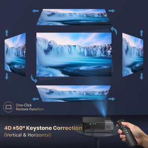 Android 9.0 System CL770 Native 1080P LCD Mobile Projector Upgrade Home Theater Android Wifi Projector - Product Image 4