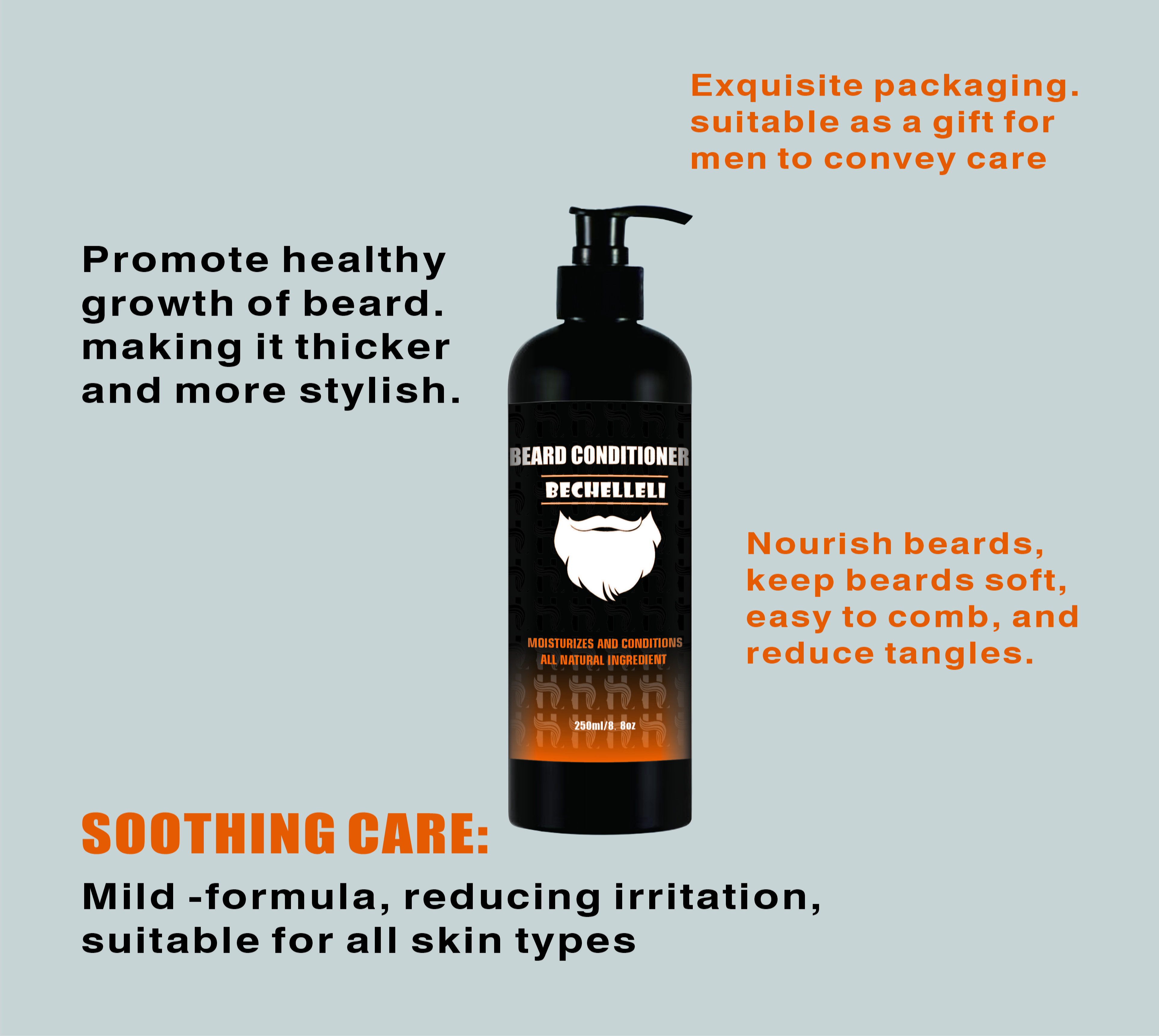 250 ml de shampoing à barbe