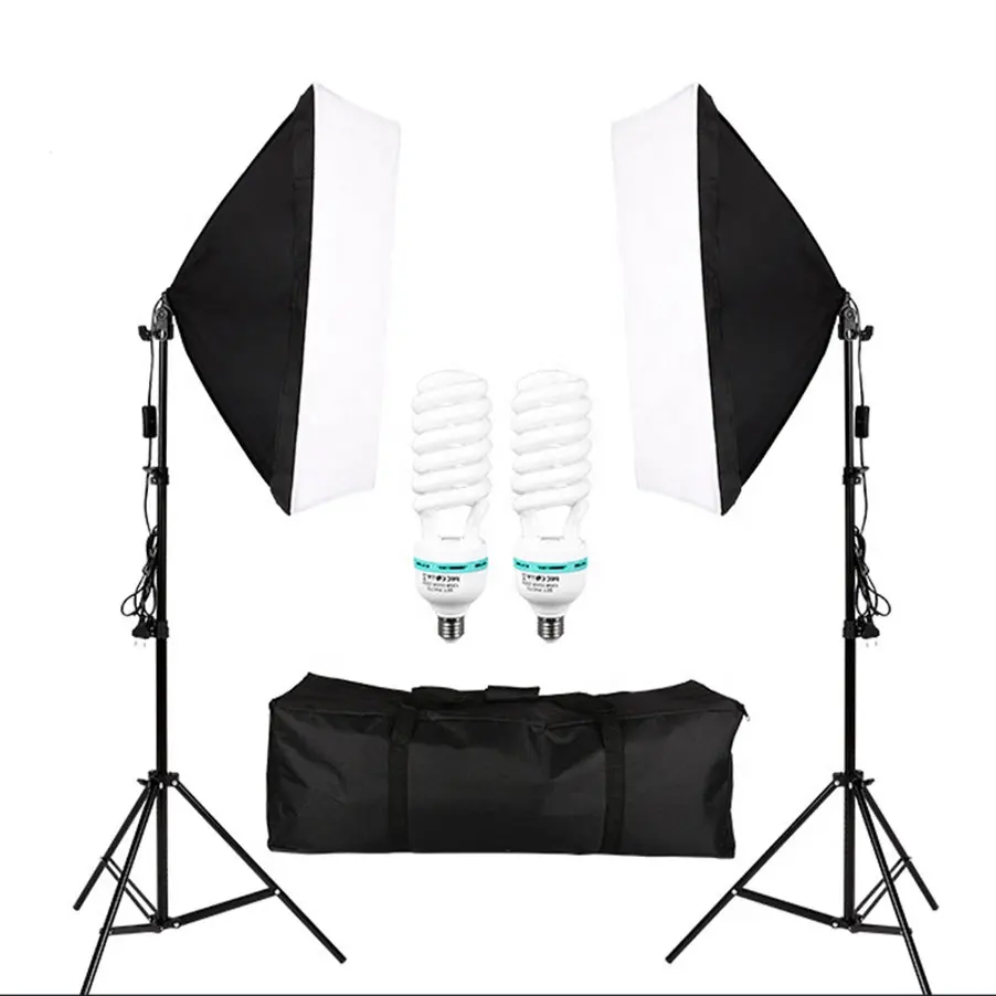 Takenoken-Kit de iluminación Softbox para estudio fotográfico, accesorios profesionales de 50x70cm para cámara de fotografía, equipo de luz para grabación