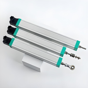 Conjunto de sensores lineales WDL150 y WDL150: potenciómetro de plástico conductor de 5K Ω/10 kΩ 0.1% (IP65, compatible con CNC/PLC)