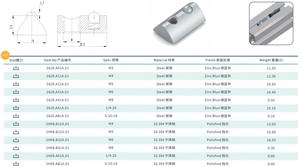 Tất cả các loại mô hình sản xuất kẽm màu xanh M8 thép Chiều dài TEE mùa xuân t khe cắm <span class=keywords><strong>Nut</strong></span> Nhà cung cấp M8 - Product Image 2