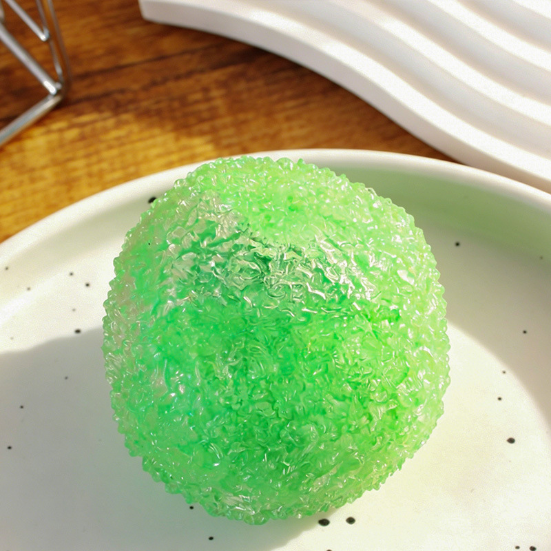 Boule de glace pilée verte