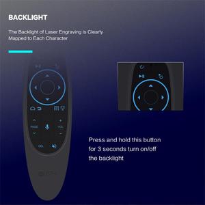 Denetleyici G10S Pro BT hava fare ile arkadan aydınlatmalı destek sesli arama hareket algılama ve IR öğrenme uzaktan kumanda - Product Image 6