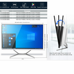 Ordenador de sobremesa todo en uno, pantalla de 23,8 pulgadas, i3 procesador Intel Core i5 i7 para Gaming Office - Product Image 5