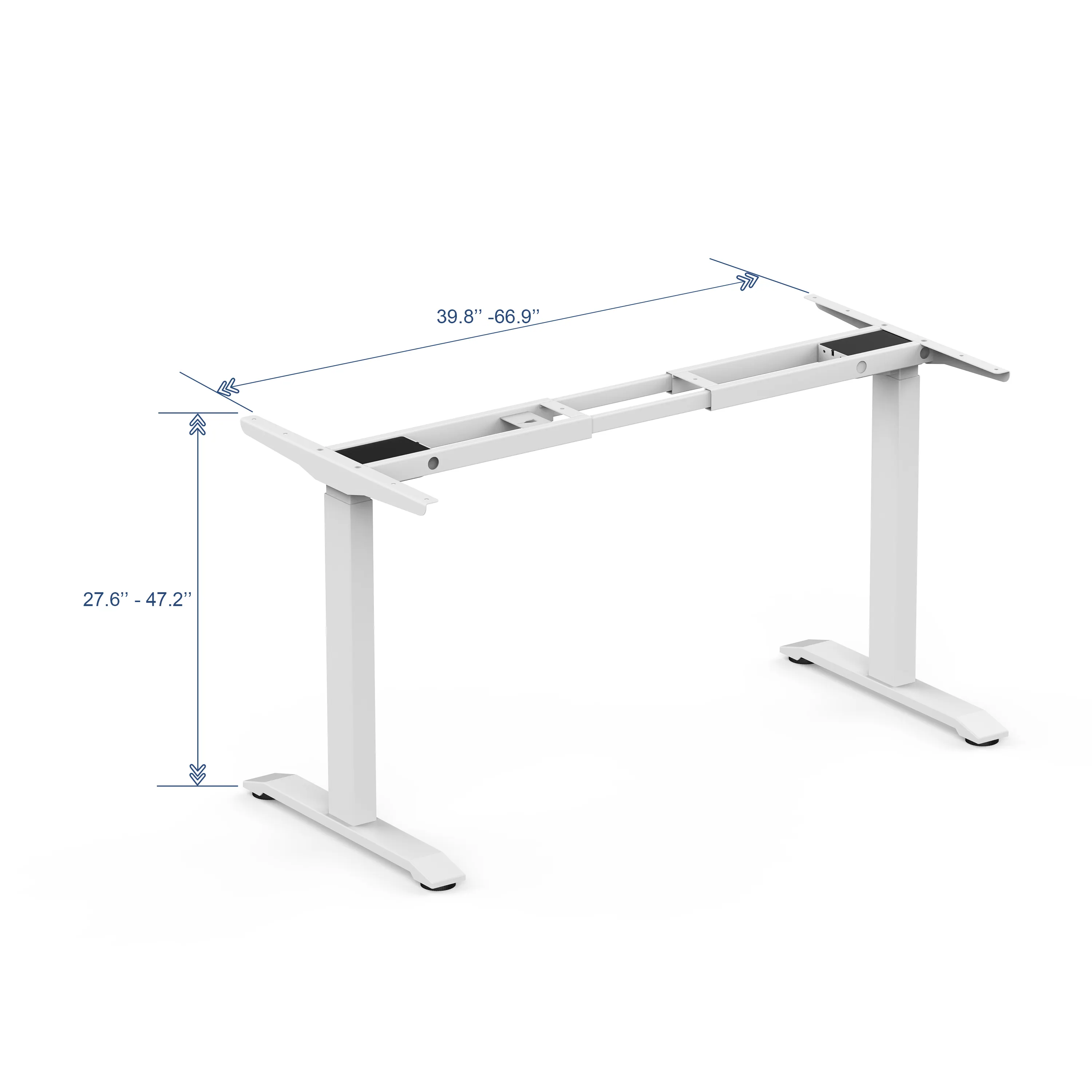 Escritorio de pie eléctrico Escritorio ajustable en altura Soporte ergonómico para sentarse Escritorio de oficina