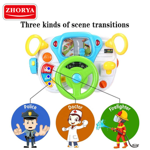Zhorya bebek öğrenme araba simülasyon sürücüsü direksiyon oyuncaklar - Product Image 4