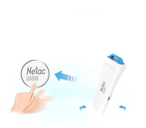 Pendrive de alta velocidad con protección de escritura Netac, interruptor de lectura solo con bloqueo, unidad Flash USB