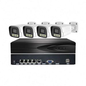 Tuya Smart Hd Vigilancia 5MP 4CH Ip sistema de cámara de seguridad Poe seguridad Nvr Cámara Kit Set Cctv System - Product Image 1