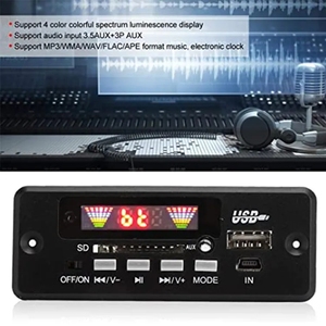 MP3-Decodierplatinenmodul MP3-<span class=keywords><strong>Player</strong></span>-<span class=keywords><strong>Video</strong></span>-<span class=keywords><strong>Player</strong></span>-Decodierkarte FM Mp3 <span class=keywords><strong>USB</strong></span>-SD-Aux-<span class=keywords><strong>Decoder</strong></span>-Karte
