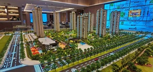 Simulación a gran escala del modelo de construcción de edificios