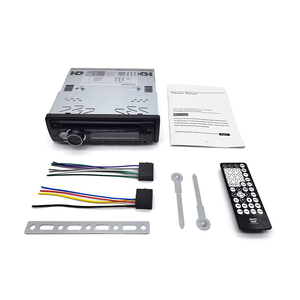 Reproductor de DVD para coche multimedia con panel desmontable de 1 DIN estéreo de audio con BT/DVD/VCD/CD/MP4/MP3/AM/FM - Product Image 1