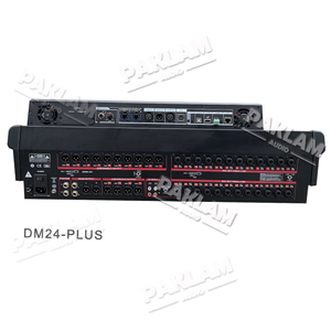 Paklam เครื่องผสมสัญญาณเสียงดิจิตอล DM24, เครื่องมิกซ์เสียงระบบเสียงเครื่องควบคุม DJ คอนโซลมิกซ์เสียงแบบมืออาชีพ24ช่อง - Product Image 4