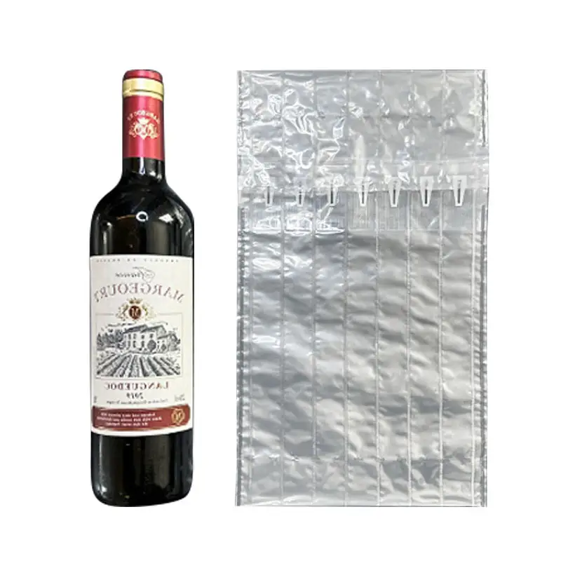 Protection de transport de bouteille de sac de colonne de gaz de vin rouge protection de coussin d'air d'amortissement absorbant les chocs