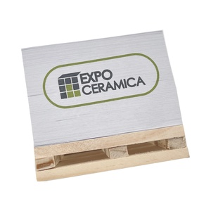 Cubos de notas autoadhesivos ecológicos, almohadillas y bloques de notas adhesivas personalizadas, papel de paleta de madera promocional - Product Image 6