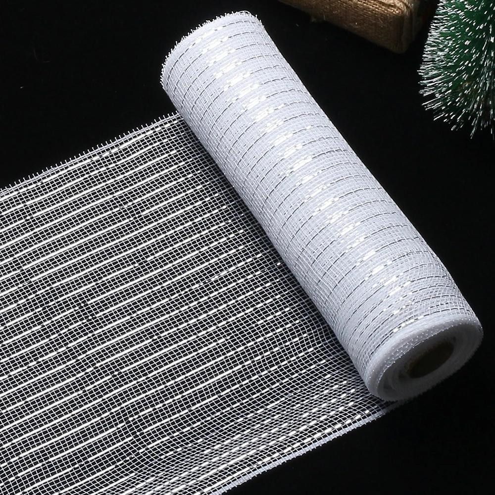 White & Silver Silk