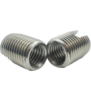 Fabrika özelleştirme konu onarım oluklu kendinden dokunarak dişli ekler M4 M5 M6 M8 M10 M12 M14 M16 M18 M24 - Product Image 3