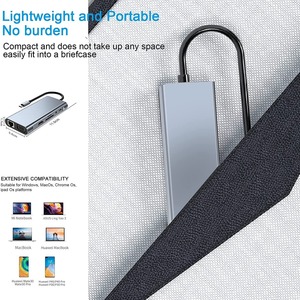 热USB集线器2.0分路器多USB 2.0集线器USB 11端口多端口Hab电脑配件，带电脑电源适配器 - Product Image 4
