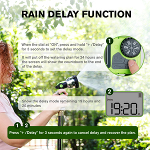 花园浇水灌溉系统花园水定时器可编程自动水龙头浇水灌溉 - Product Image 5